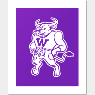 Williams College Ephs - Simple White Mascot Posters and Art